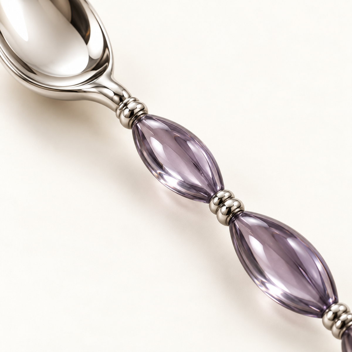Violet Drop Tea Spoon