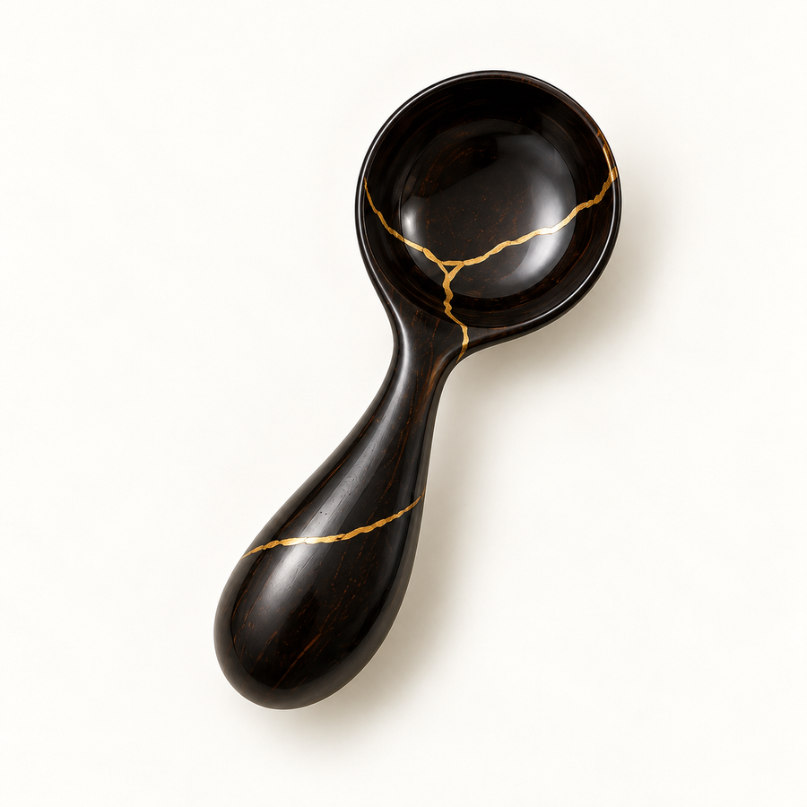 Noir Kintsugi Spoon