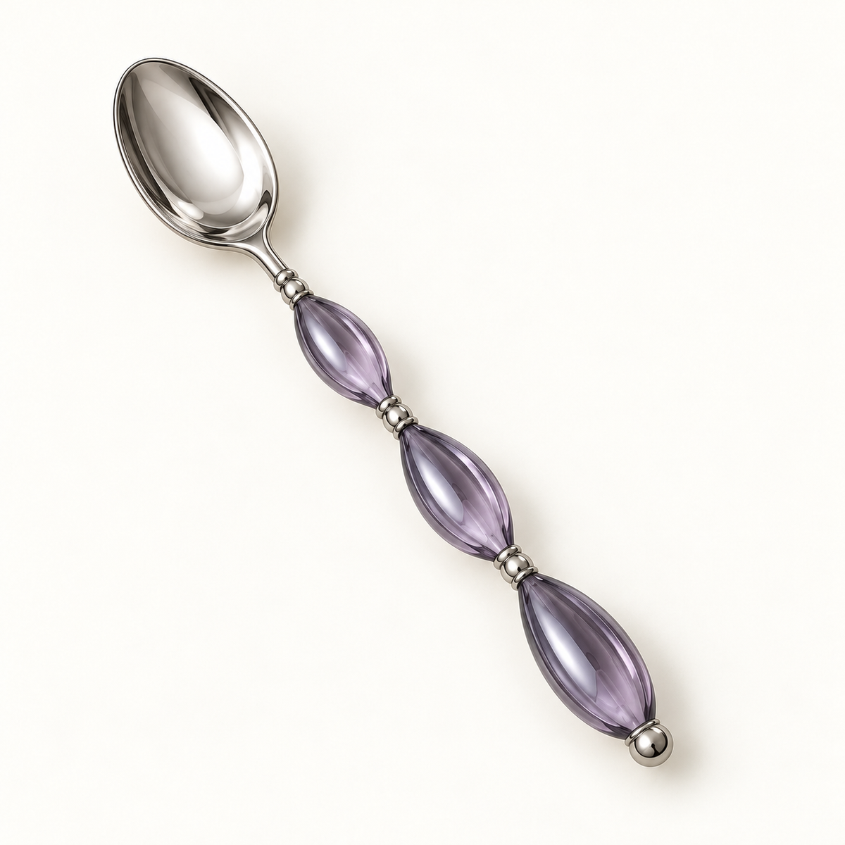 Violet Drop Tea Spoon