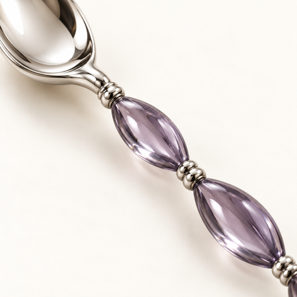 Violet Drop Tea Spoon
