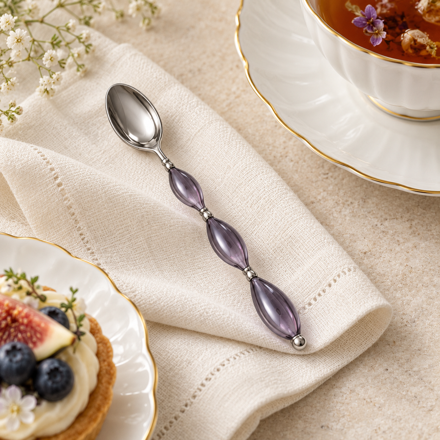 Violet Drop Tea Spoon